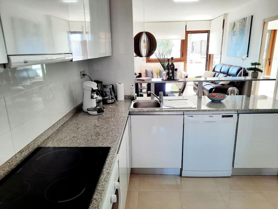 Privatunterkunft Mit Grosser Poolanlage, Meerblick Dehesa de Campoamor (Orihuela Costa) Exterior foto